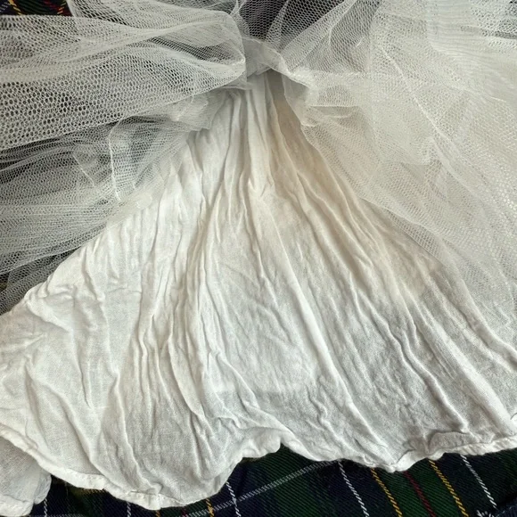 EUC Only Little Once Baby Girl Two Piece Dress + Bloomers-Plaid, Lace, Mistletoe - Picture 6 of 8